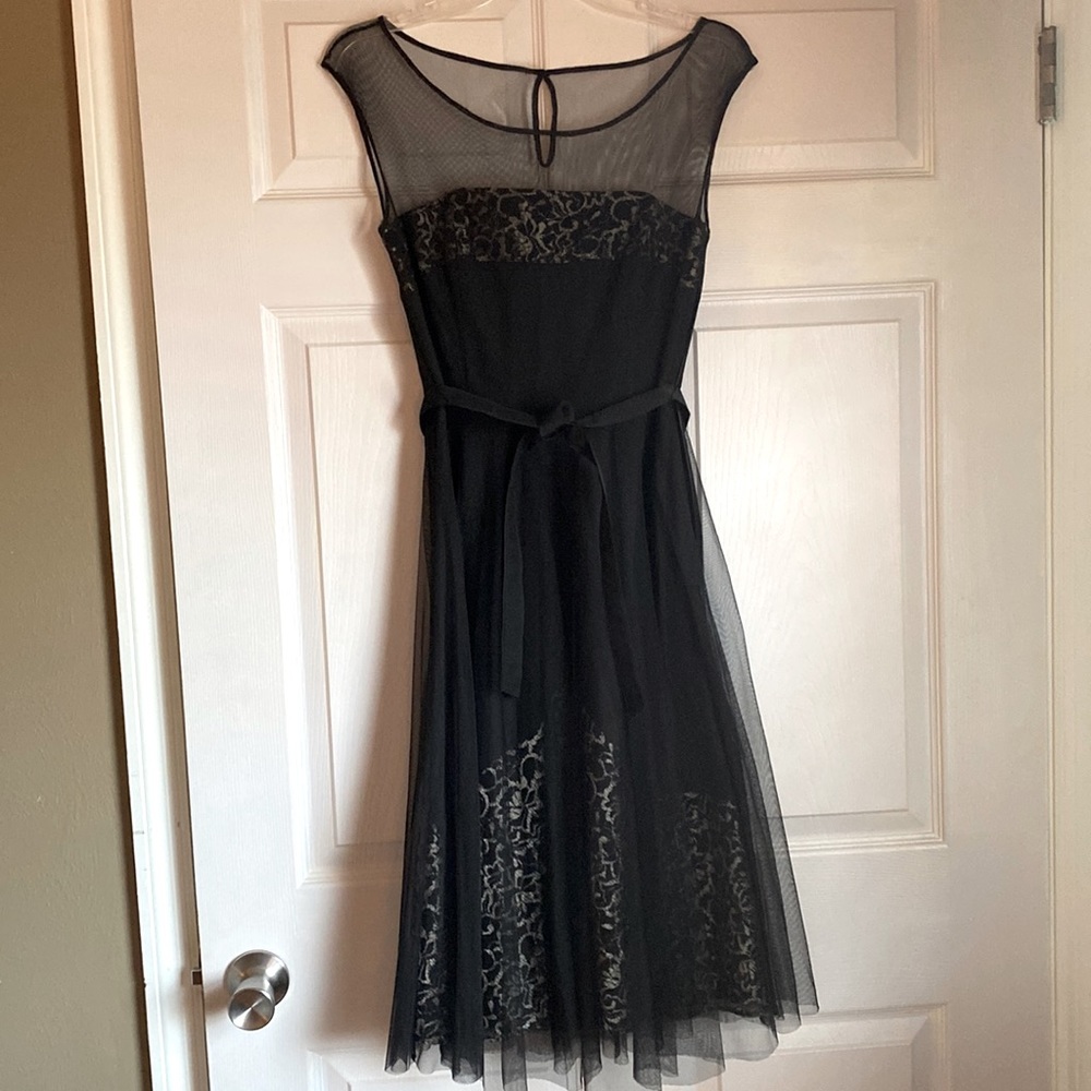 White House Black Market midi cocktail dress